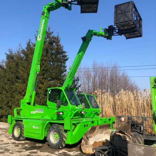 Wynajem ładowarek teleskopowych MERLO i MANITOU